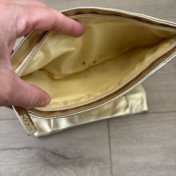 Vintage Versace Parfums Gold Clutch Purse - Picture 7 of 9